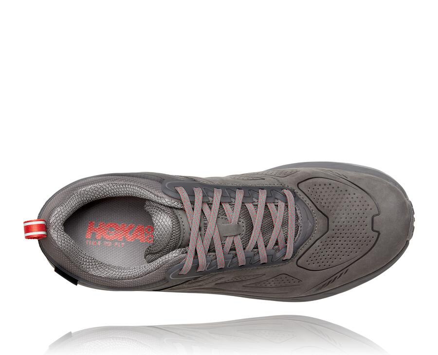 Hoka One One Trail Schoenen Heren - Challenger Laag Gore-Tex - Grijs - IK1836754